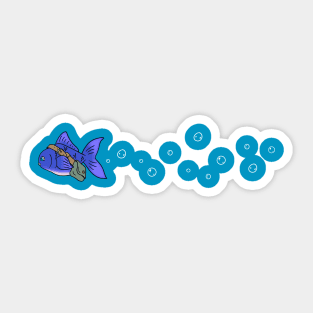 Hero Fish Sticker